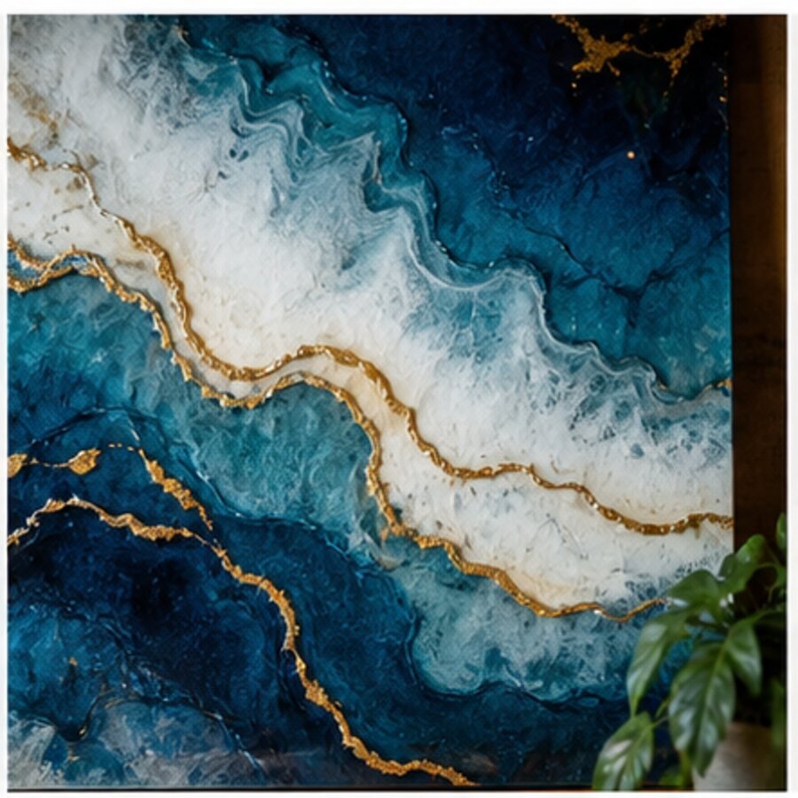 Okyanus Dalgası Tablo - Yen Sanat Epoksi